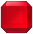 Concept/promotional render of the Red Gem for Bejeweled Stars