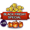 A sprite of the Black Friday coin bundle with these Rare Gems