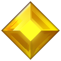 Concept/promotional render of the Yellow Gem for Bejeweled Stars