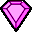 An unused gem from the Java version of Diamond Mine, labelled "gem8".