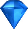 Blue Gem from Bejeweled 2, as seen on the PopCap trademark page