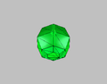 3D Green Gem used in the Hyperspace animation