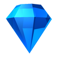 Concept/promotional render of the Blue Gem from Bejeweled 3 and various other Bejeweled products
