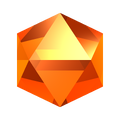 Concept/promotional render of the Orange Gem from Bejeweled 3 and various other Bejeweled products