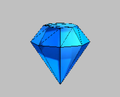 3D Blue Gem used in the Hyperspace animation