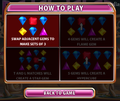 The how to play screen of Bejeweled 3's Flash version, notice that it's exactly the same in Bejeweled 2's PC version.