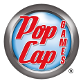 Corporate logo used from 2003 up until July 2007. The logo was metallicized, changed its background from yellow to light blue and the word "Games" was moved to the circle.