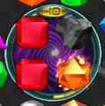 The Gem Rotator as it appears in the PC version of Bejeweled Twist, at the max multipler (10)
