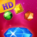 iOS app icon of Bejeweled Classic, with the HD stamp
